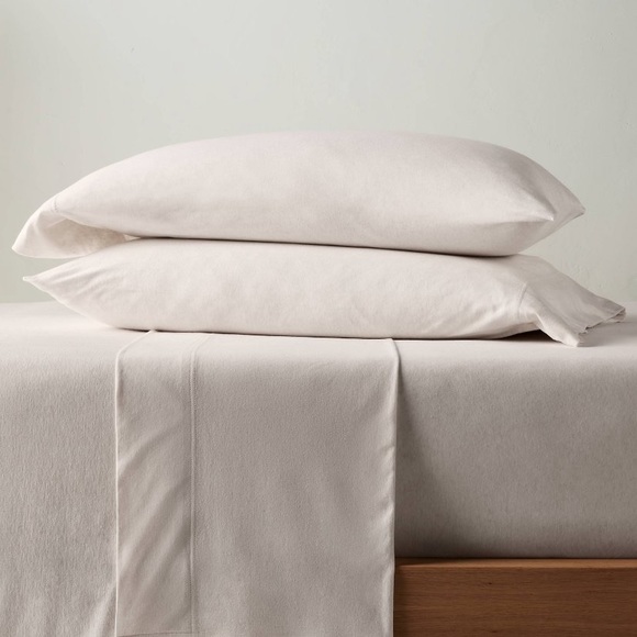 Casaluna Other - Queen Jersey Solid Sheet Set Natural -Casaluna